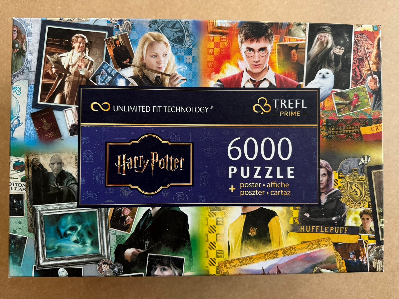 Harry Potter puzzel 6000 stukjes - compleet met poster, Hobby en Vrije tijd, Ophalen of Verzenden, Meer dan 1500 stukjes, Zo goed als nieuw