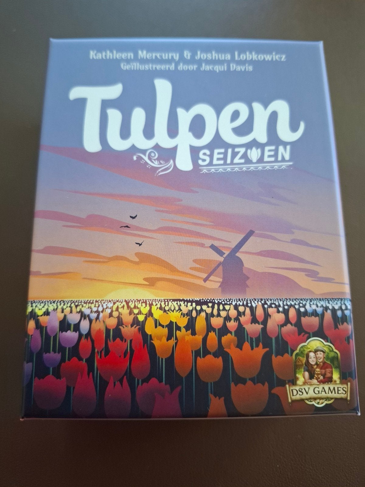 Tulpenseizoen tegellegspel + 2 uitbreidingen (compact), Een of twee spelers, Ophalen of Verzenden, Zo goed als nieuw, DSV Games