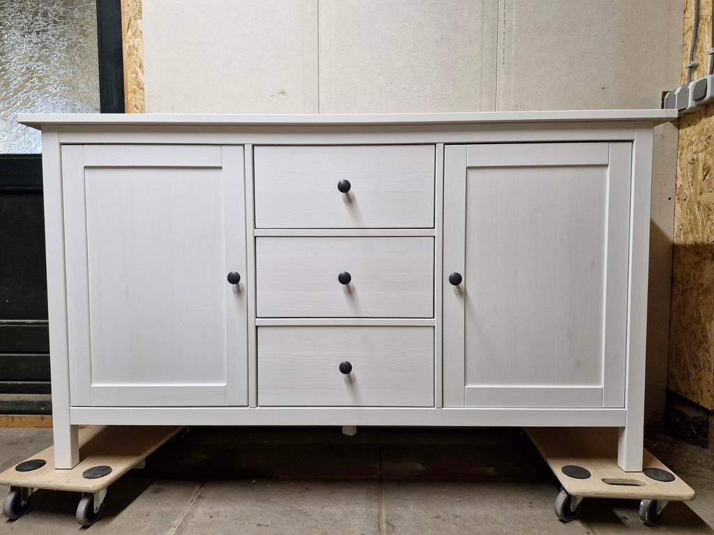 Ikea Hemnes buffetkast / dressoir - wit, Ophalen, Met deur(en), 150 tot 200 cm, Zo goed als nieuw