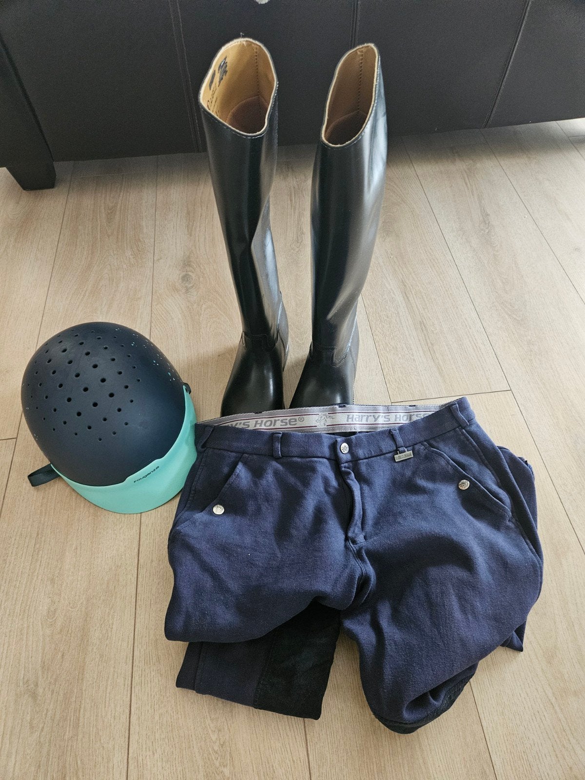 T.E.A.B., Ophalen, Blauw, Gebruikt, XL