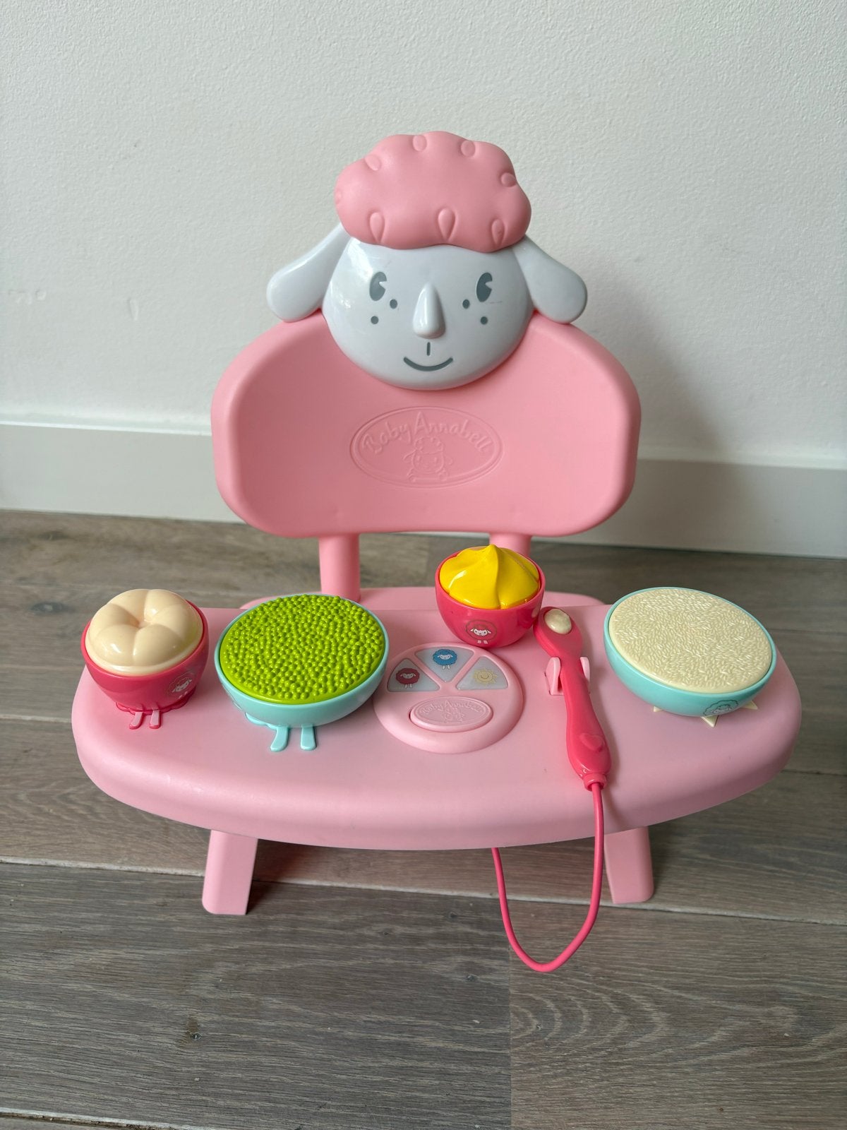 Baby Annabell lunchtafel met geluid en accessoires, Ophalen, Zo goed als nieuw, Overige typen, Met geluid