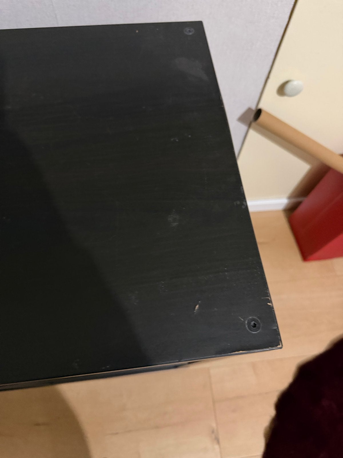 IKEA Kallax kast zwart met vier vakken, Ophalen, Gebruikt