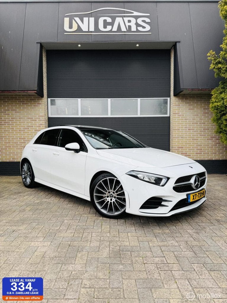 Mercedes A-klasse 200 Launch Edition Premium 2018, Gebruikt, 4 cilinders, Alcantara, 19 km/l