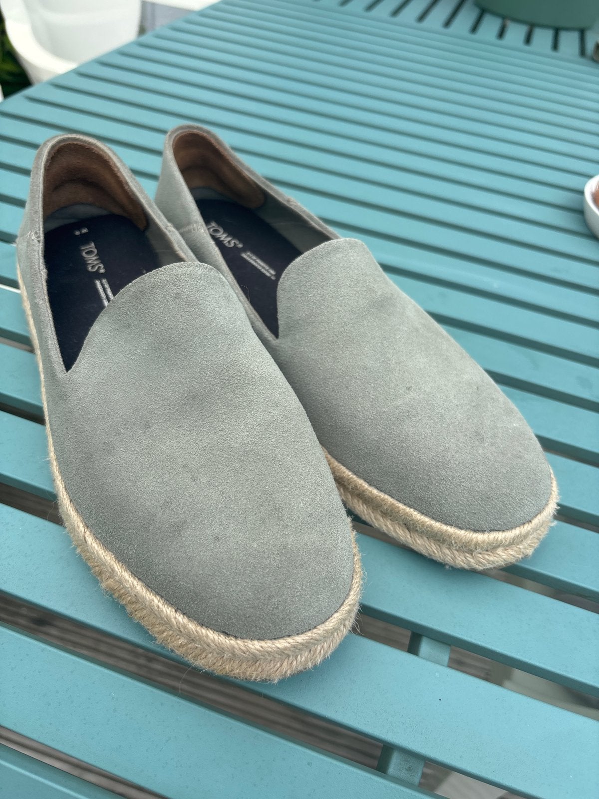 TOMS Espadrilles - Zo goed als nieuw, Kleding | Dames, Schoenen, Zo goed als nieuw, Espadrilles of Moccasins, Groen, Ophalen of Verzenden