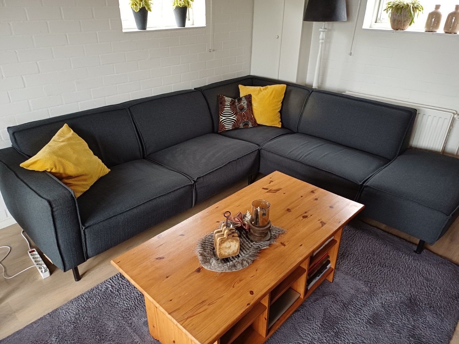 Moderne Hoekbank - Comfortabel en Stijlvol, Ophalen, 250 tot 300 cm, Gebruikt, Hoekbank