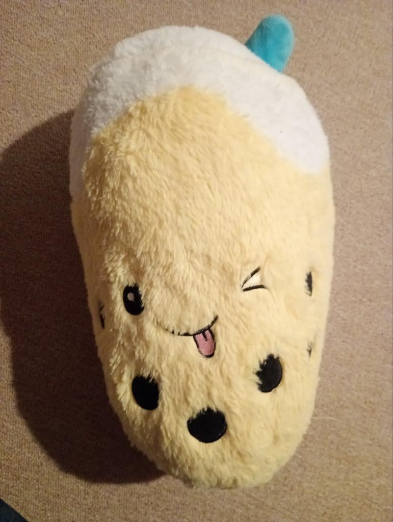 Een boba knuffel geen merk!, Overige merken, Geel, Overige typen, Ophalen of Verzenden