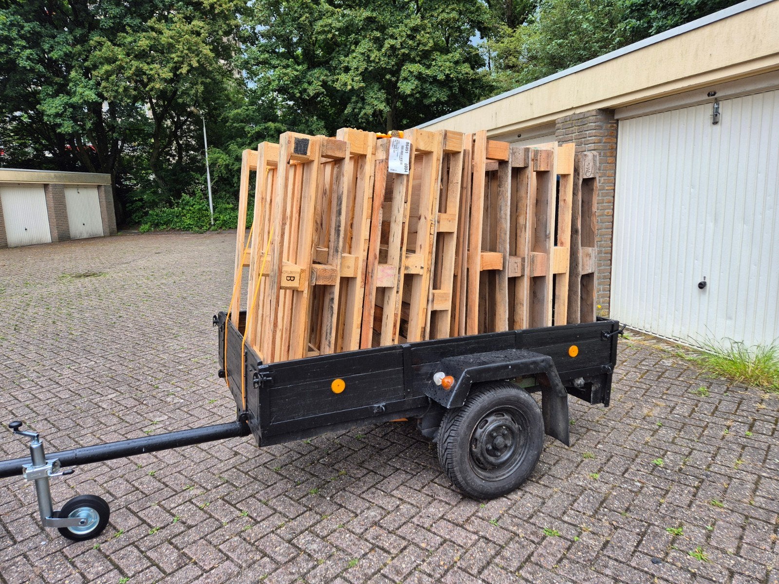 Gebruikte pallets voor diverse projecten, Gebruikt, Ophalen of Verzenden, 50 mm of meer, Pallet