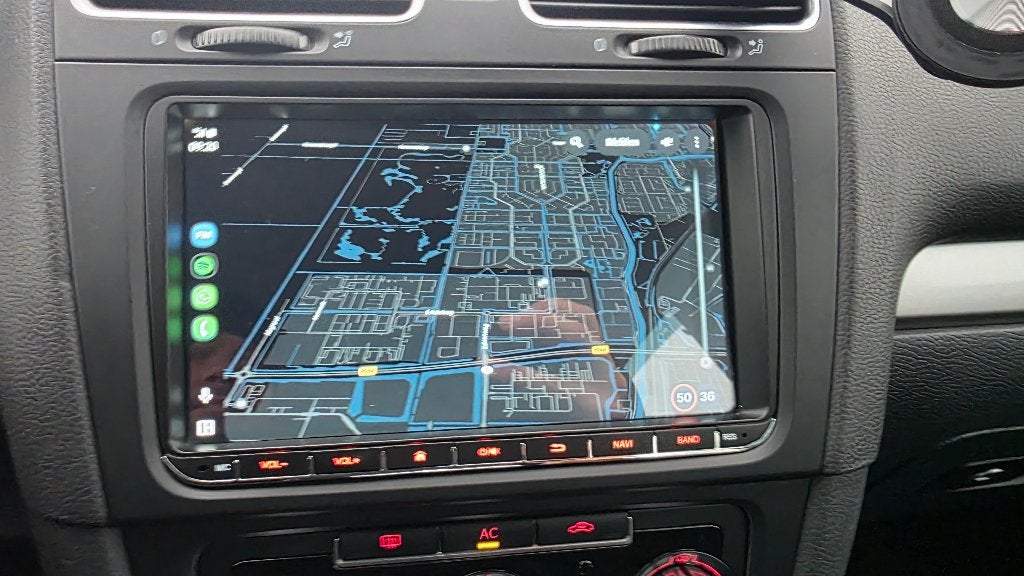9 inch Android autoradio carplay/androidauto volkswagen golf, Auto diversen, Autoradio's, Ophalen of Verzenden, Zo goed als nieuw