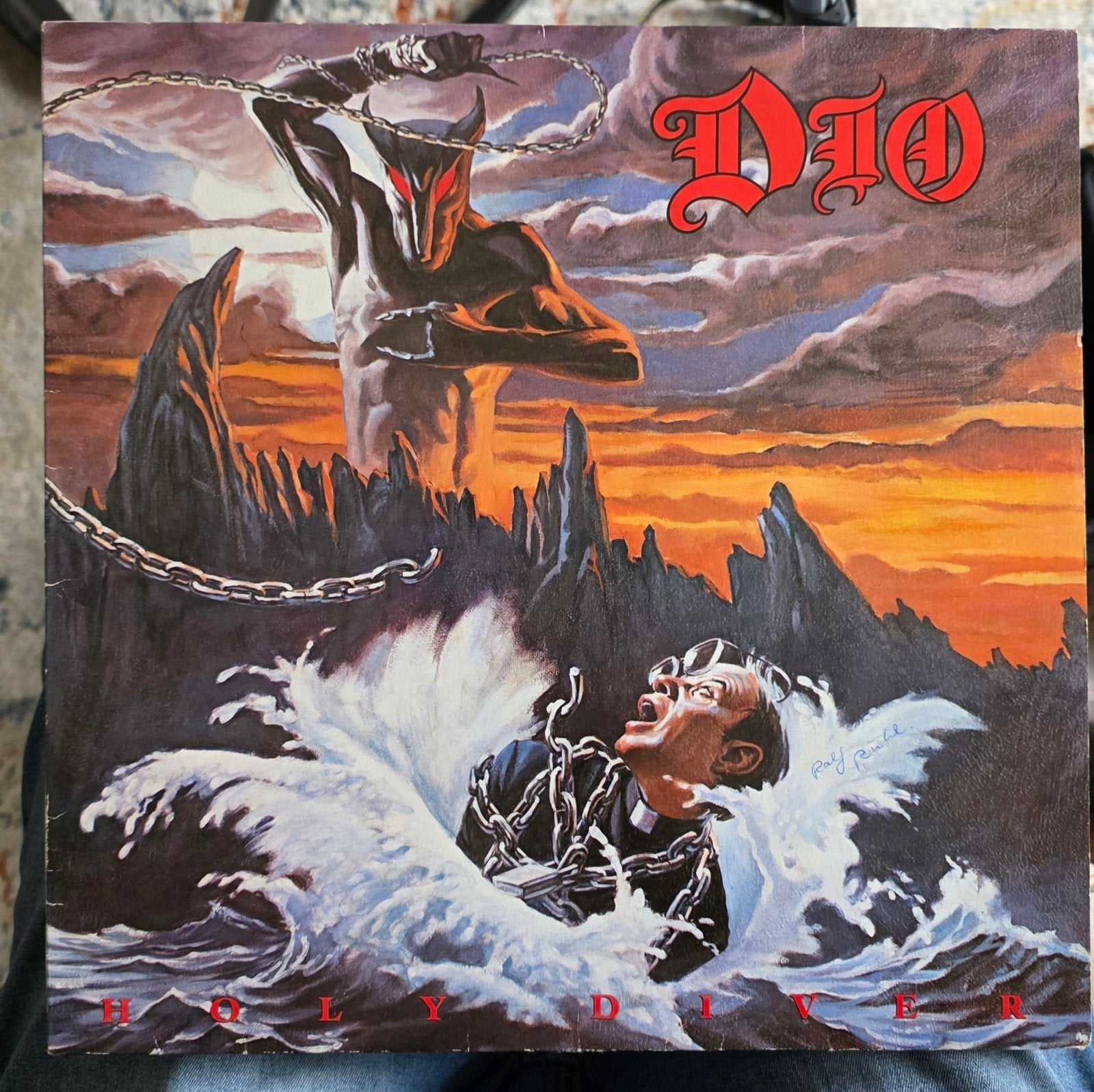 Dio - Holy Diver LP (1983) - Classic Heavy Metal Vinyl, Ophalen, LP, Gebruikt, Hard Rock