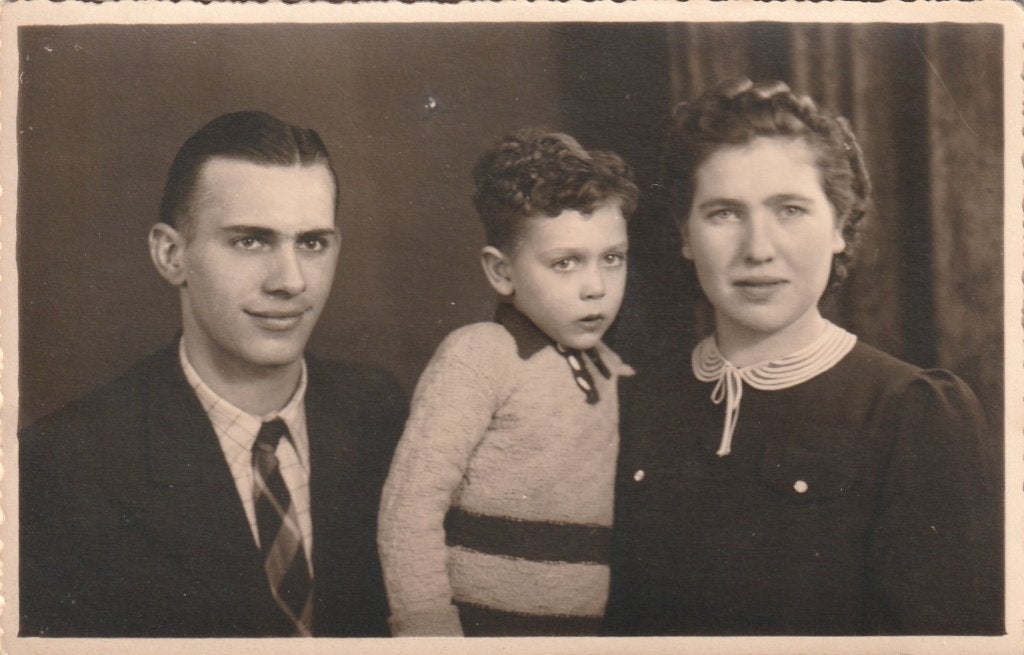 fotokaart   -  familie, Verzamelen, Verzenden, Voor 1940, Zo goed als nieuw