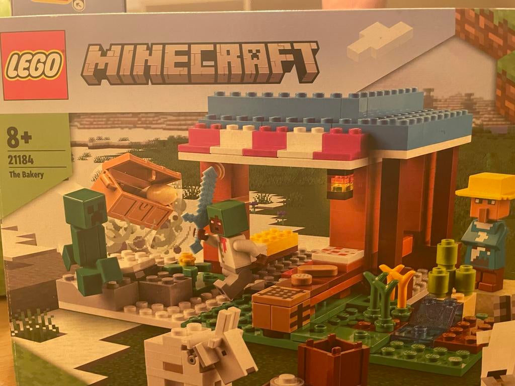 LEGO Minecraft De Bakkerij (21184) - Nieuw in doos, Ophalen of Verzenden, Gebruikt, Complete set, Lego