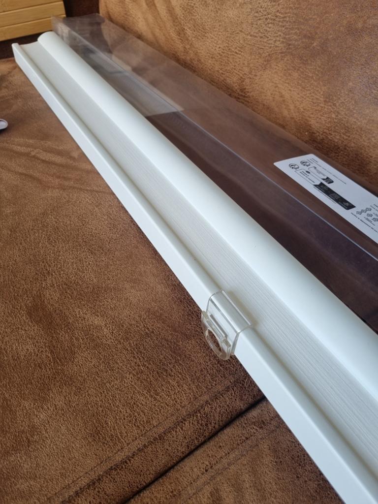 IKEA HOPPVALS Plisségordijn, dubbel, wit, 120x210 cm, Ophalen, Nieuw, Wit