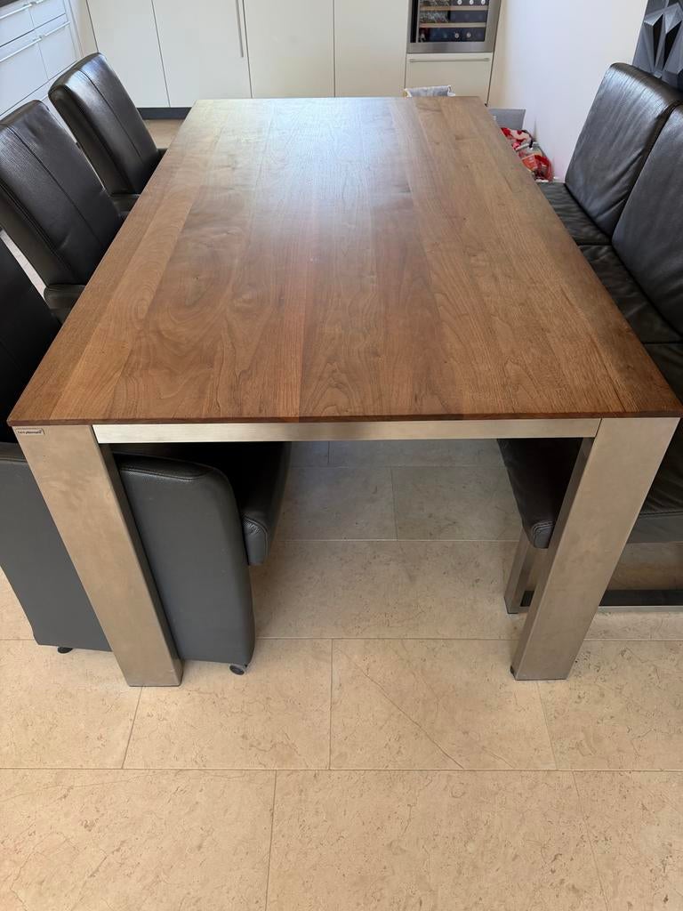 Bert Plantagie eettafel Edge, 180x100, Huis en Inrichting, Tafels | Eettafels, Gebruikt, 50 tot 100 cm, 150 tot 200 cm, Vier personen