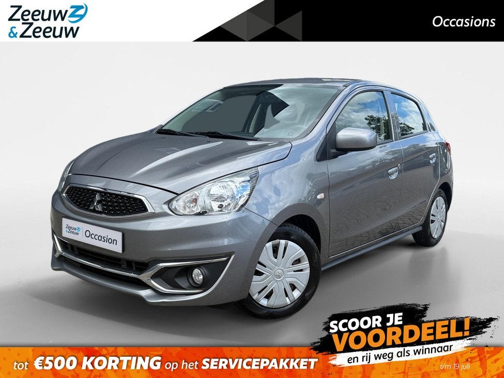 Mitsubishi Space Star 1.0 Cool+ | Automaat | Dealer onderhou, Auto's, Mitsubishi, 12 maanden, Stof, Gebruikt, Euro 6