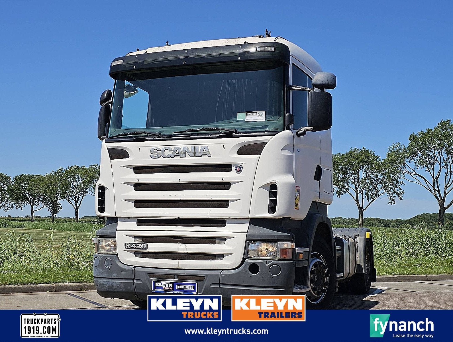 SCANIA R420, Auto's, Standkachel, Scania, Wit, Bedrijf