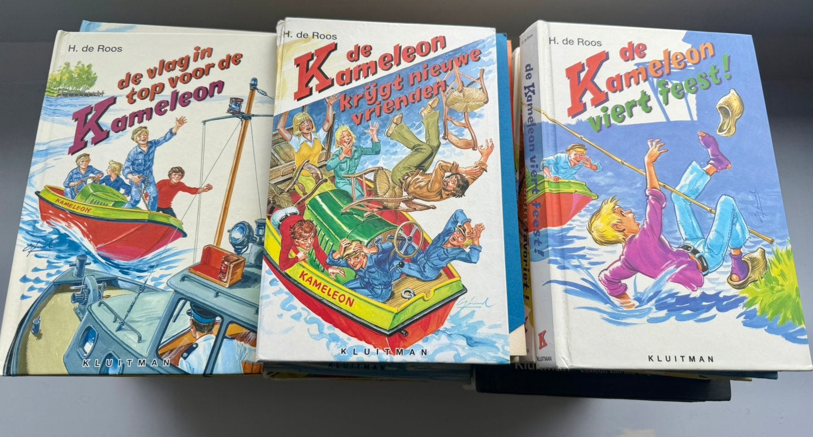 Partij Schippers van de Kameleon boeken 36 stuks - zeldzaam, Fictie algemeen, H. de Roos, Ophalen of Verzenden, Zo goed als nieuw