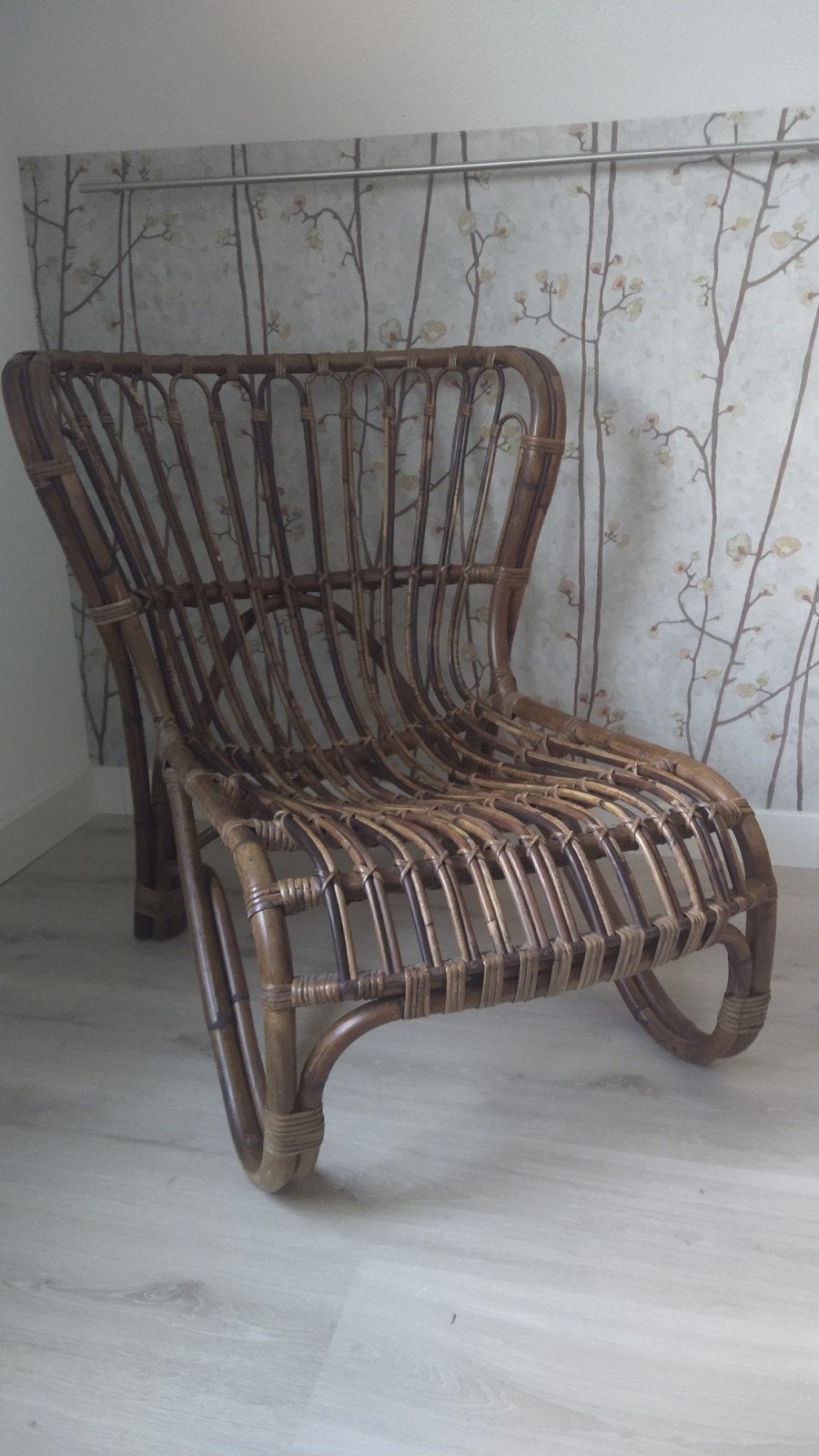 Rotanstoel Nynke, Huis en Inrichting, Fauteuils, Ophalen, Zo goed als nieuw, 50 tot 75 cm