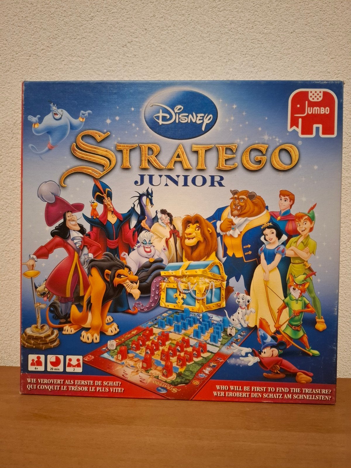 Disney Stratego Junior Bordspel, Een of twee spelers, Ophalen of Verzenden, Zo goed als nieuw, Jumbo