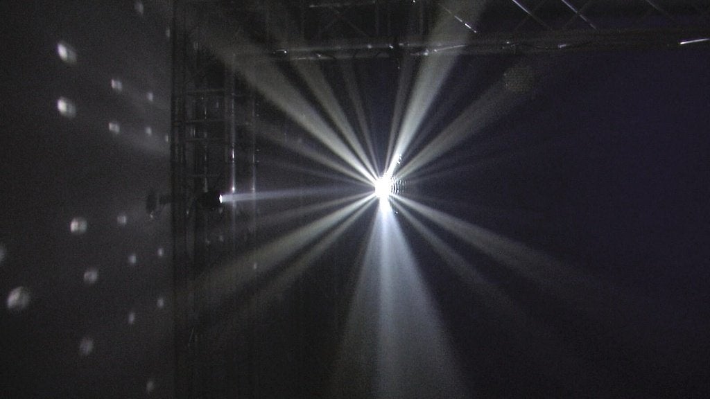 EUROLITE Mirror Ball Set 20cm with LED Spot, Geluidgestuurd, ., Nieuw, Ophalen of Verzenden