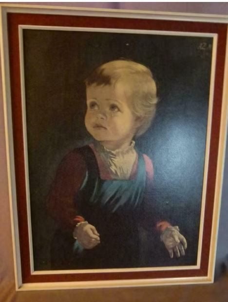 vintage kunstdruk 60er jaren jongetje, Ophalen, Huis en Inrichting