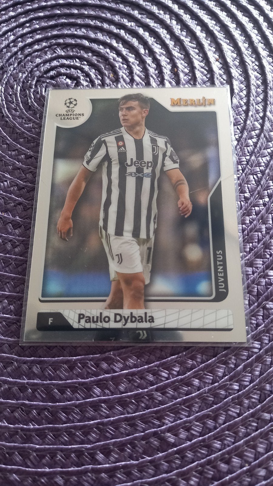 Paulo Dybala Juventus Spelerskaart - Topps Merlin, Ophalen of Verzenden