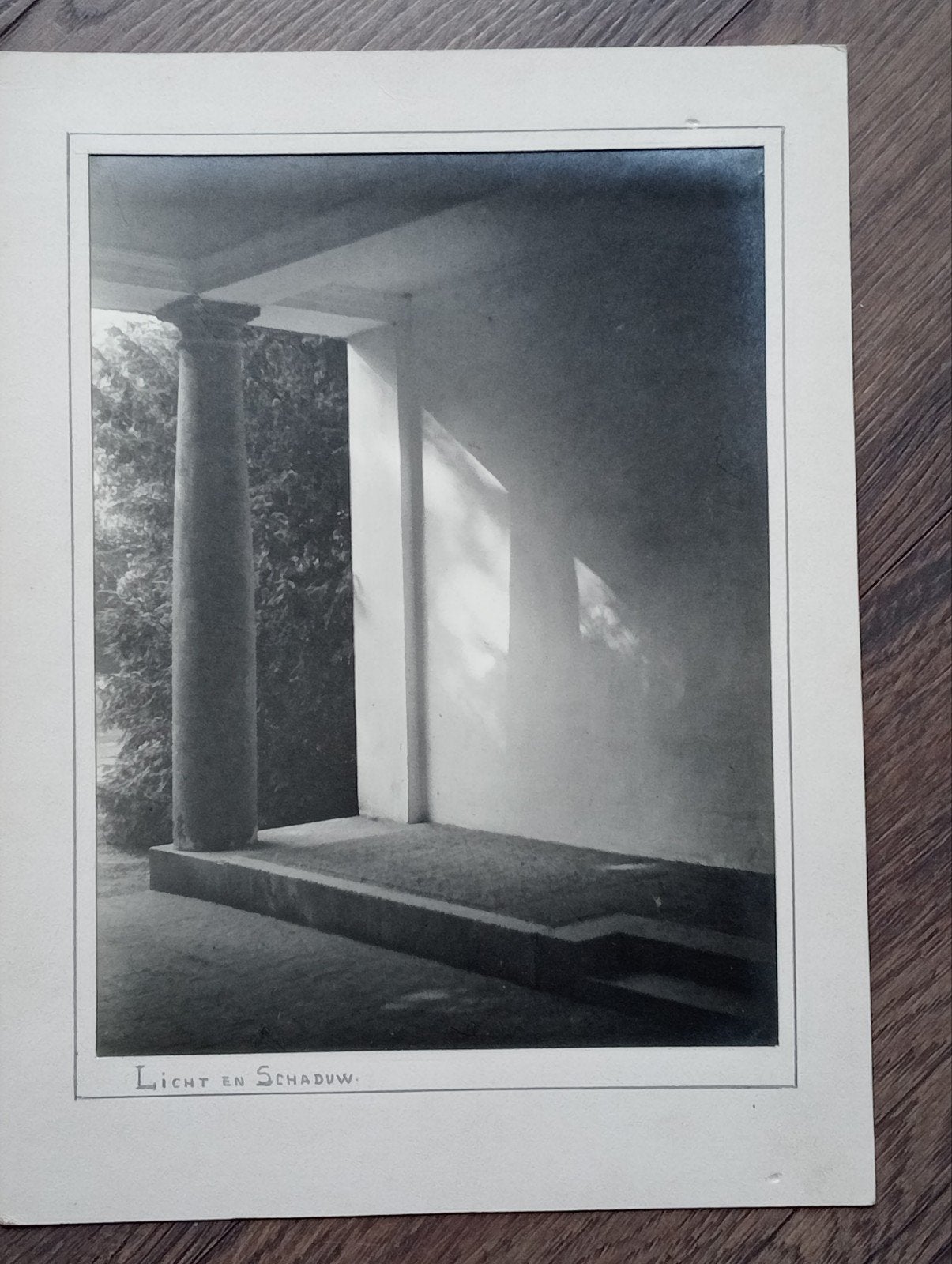 'Licht en Schaduw' foto jaren 30, Ophalen of Verzenden, Voor 1940, Zo goed als nieuw