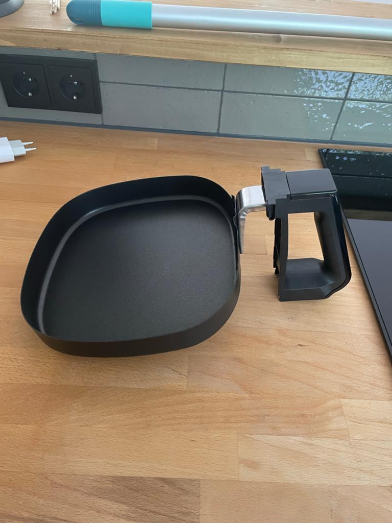 Airfryer bakplaat met handvat nieuw in de doos, Ophalen of Verzenden, Zo goed als nieuw, Airfryer XL, 1000 t/m 1499 gram
