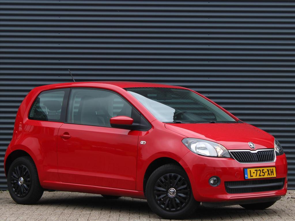 Skoda Citigo 1.0 Greentech Active I Airco I Elek. Ramen I, Auto's, Skoda, Stof, Gebruikt, Bedrijf, Handgeschakeld