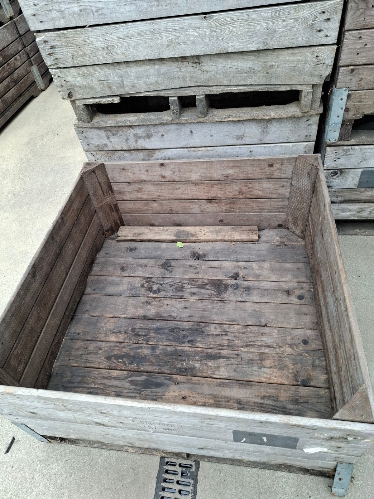 houten bakken/kisten, Tuin en Terras, Haardhout, Minder dan 3 m³, Ophalen, Overige houtsoorten