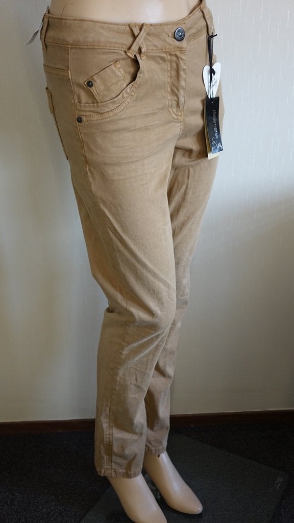 nieuwe beige DREAMSTAR broek, Kleding | Dames, Dreamstar, Verzenden, Beige, Nieuw