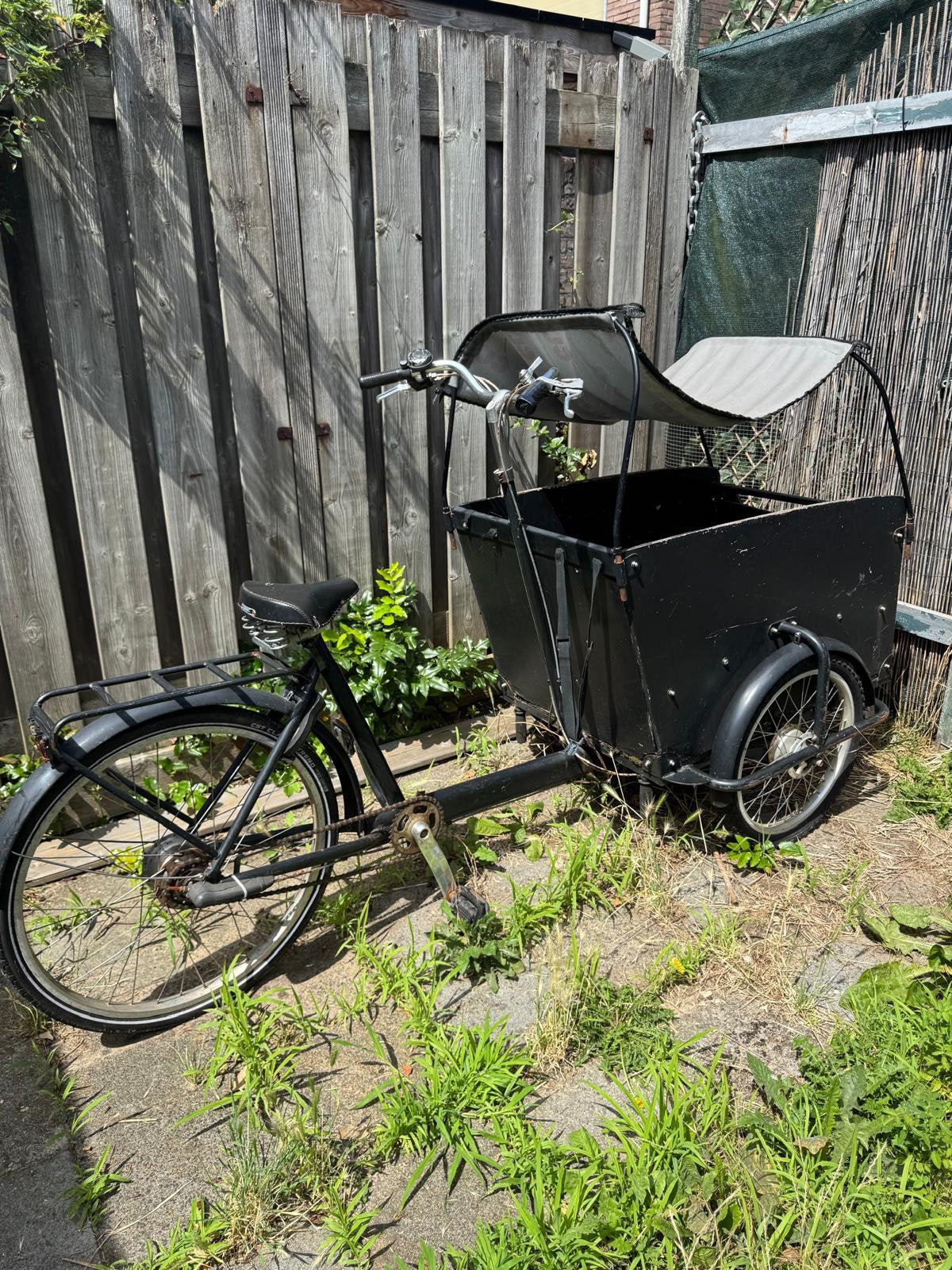 Bakfiets 3-wieler met grote bak, Ophalen, Gebruikt, Goederen
