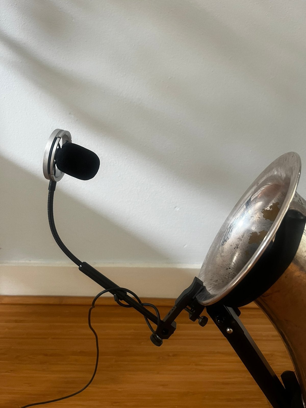 AMT-LS clip-on microfoon voor sax, Ophalen of Verzenden, Gebruikt, Overige typen