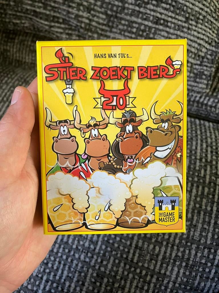 Stier zoekt bier 2.0 kaartspel spel nieuw the game master, Ophalen of Verzenden, Zo goed als nieuw