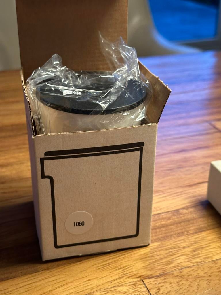 Stelton melkkannetje wit met deksel - nieuw, Overige materialen, Overige typen, Nieuw, Ophalen of Verzenden