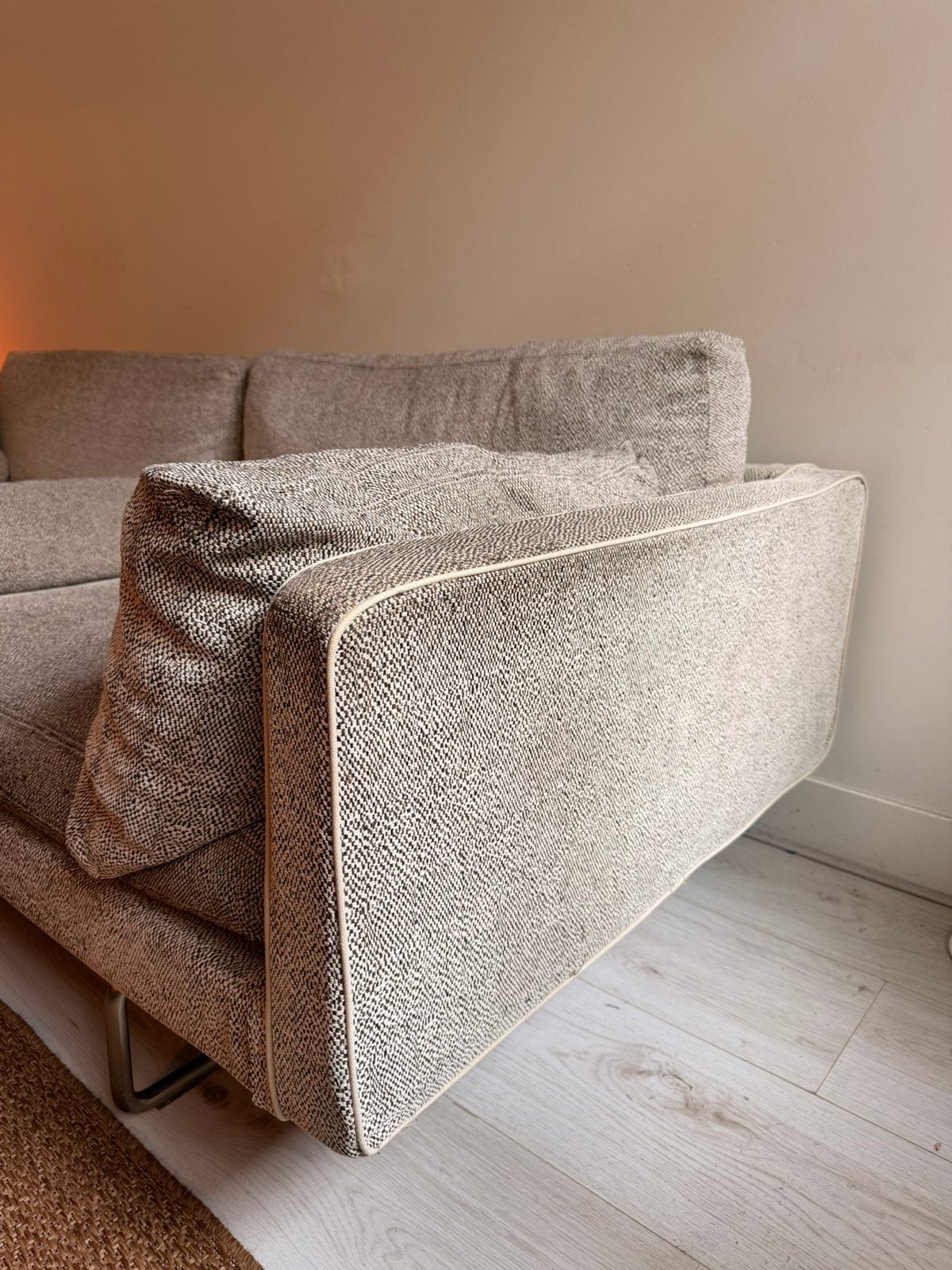 Italiaanse design bank - Flexform, Ophalen, Gebruikt, Driepersoons, 75 tot 100 cm