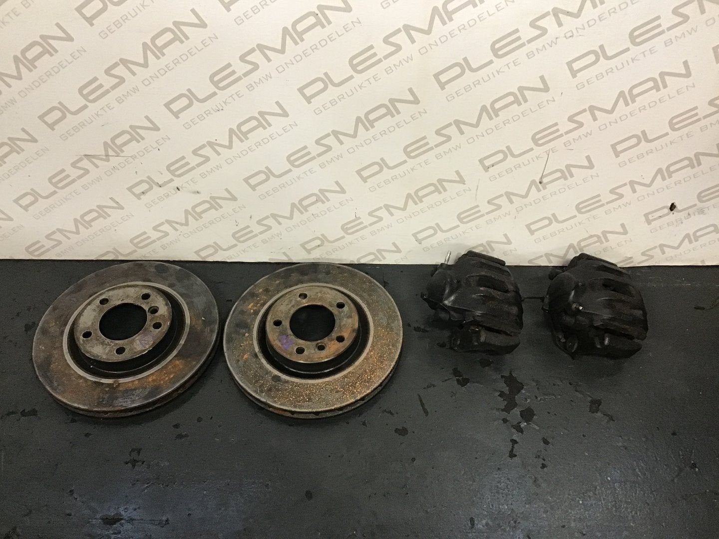 Set remklauwen + schijven (voor) BMW E36 M3, Auto-onderdelen, Remmen en Aandrijving, Gebruikt, -, -, Ophalen of Verzenden