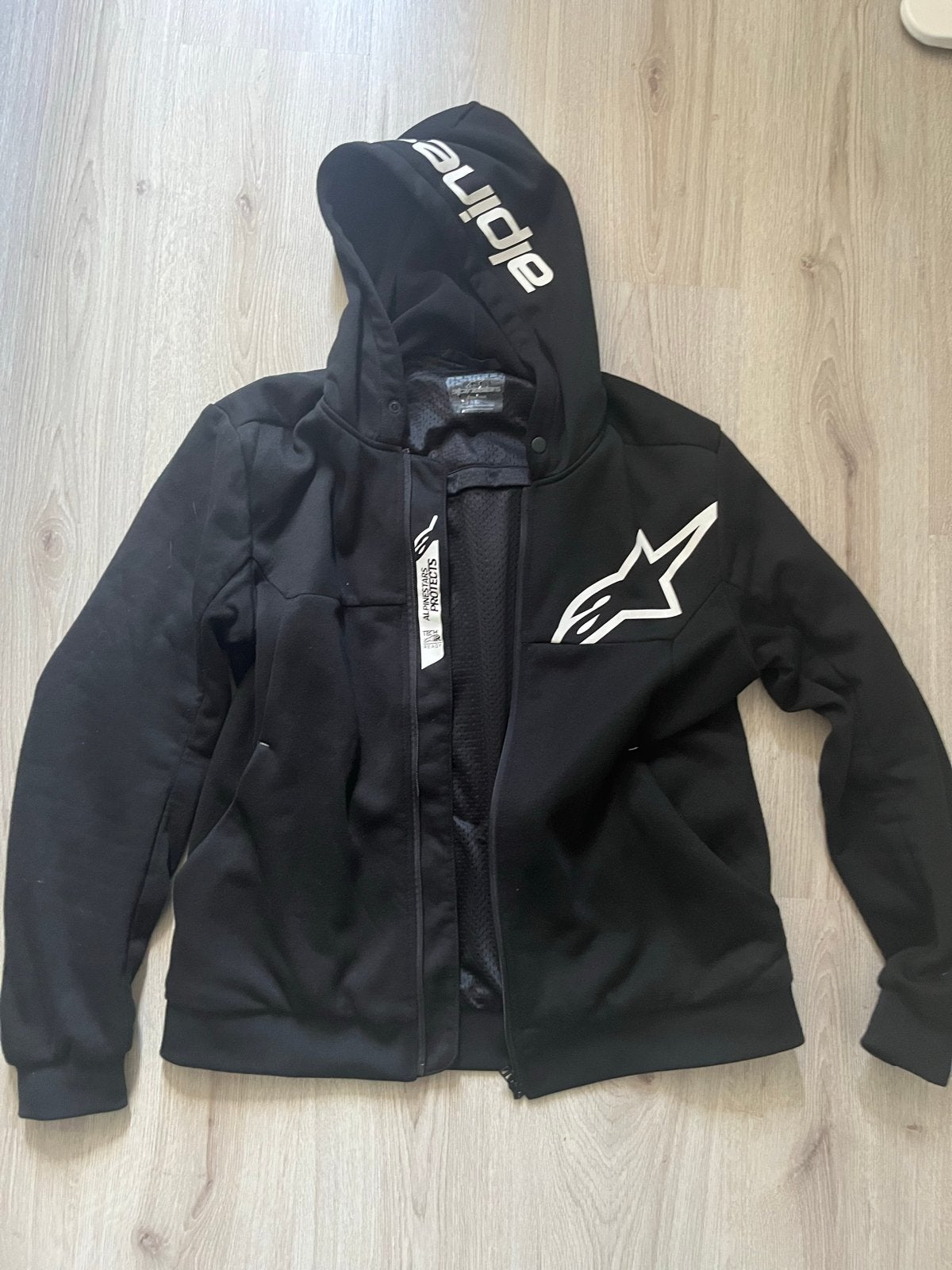 Alpinestars v2 Motorhoodie XL, Motoren, Kleding | Motorkleding, Ophalen, Tweedehands, Heren, Jas | textiel