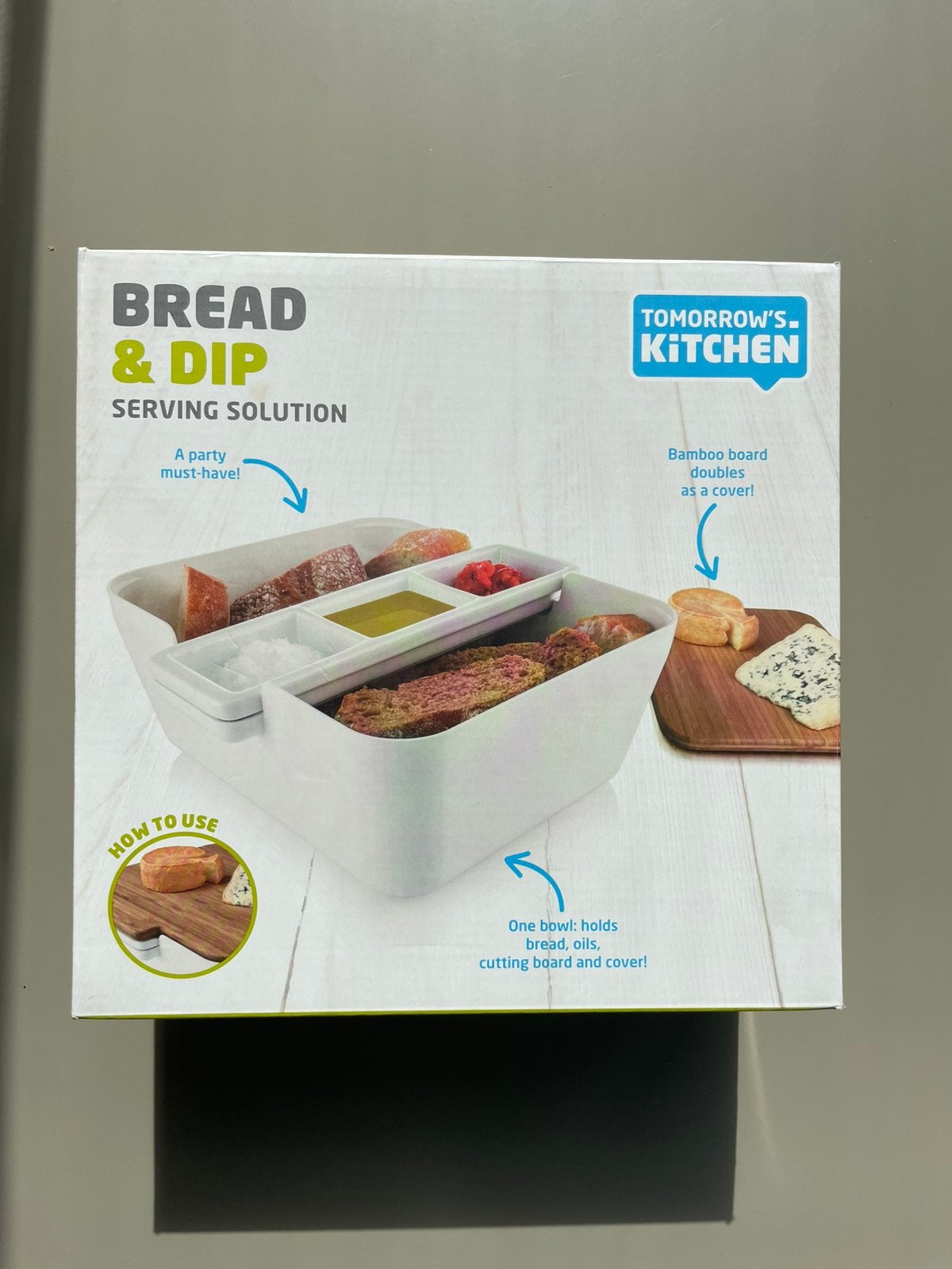 Brood en dip serveerschaal NIEUW!, Ophalen of Verzenden, Zo goed als nieuw