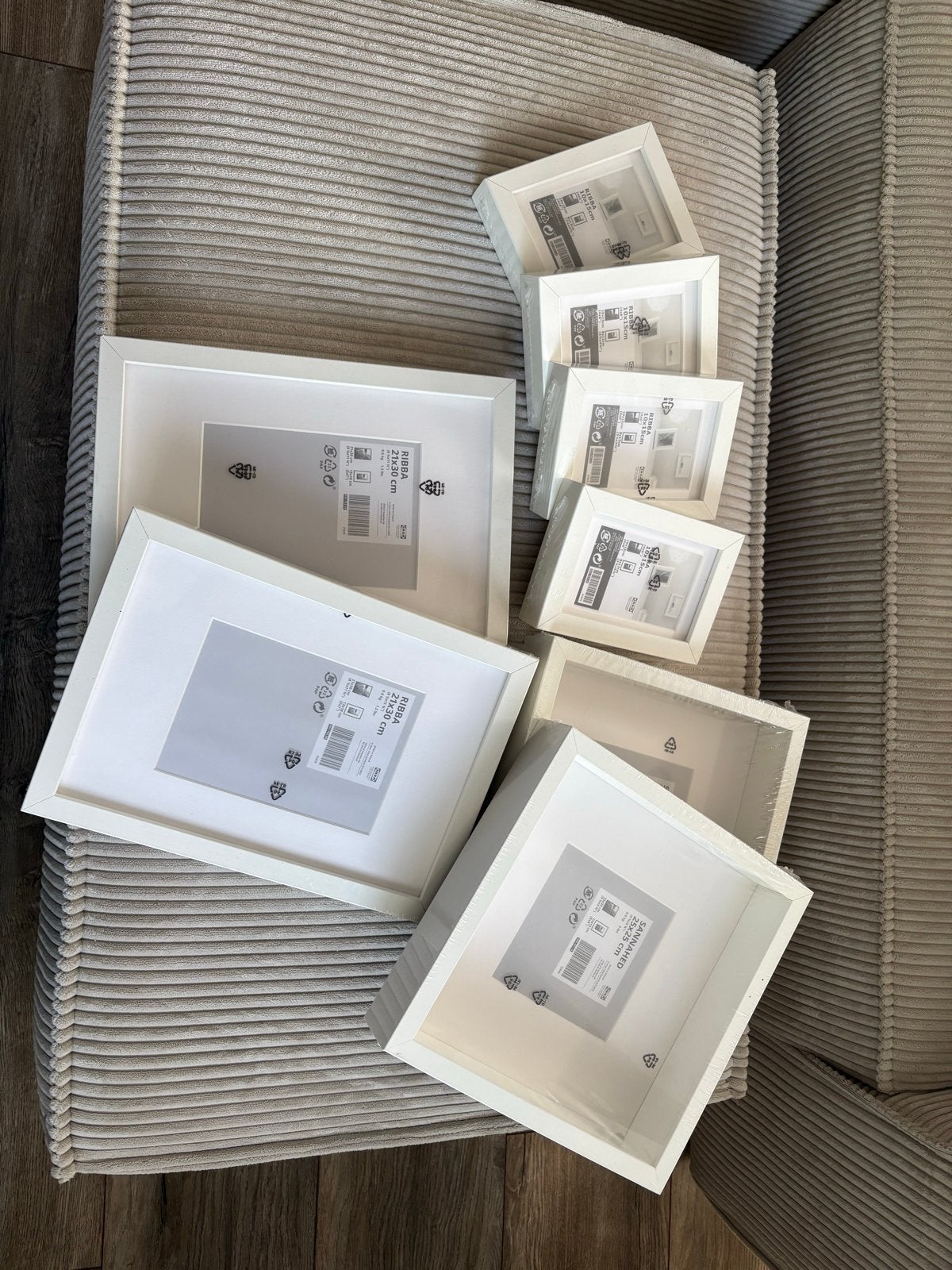 Diverse IKEA fotolijsten - RIBBA & SANNAHED, Ophalen, Nieuw, Fotolijst, Wit