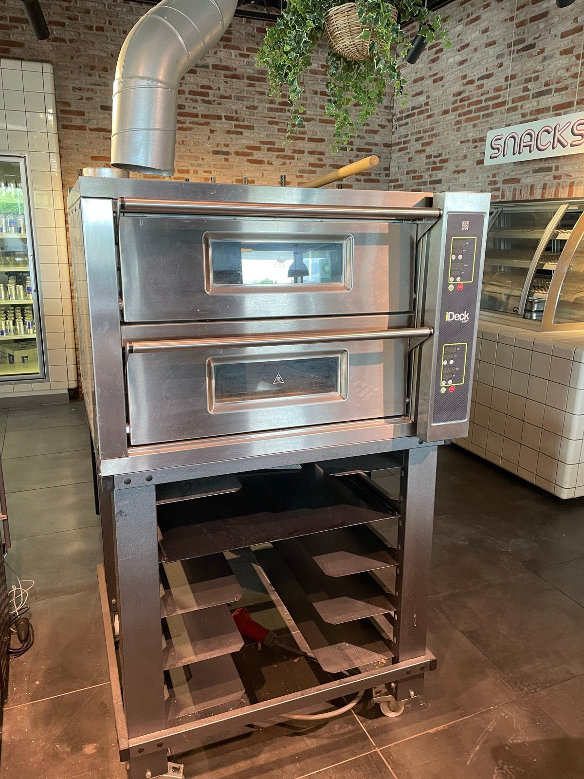 Zo goed als nieuwe dubbeldeks professionele pizzaoven, Ophalen, Gebruikt, Ovens, Magnetrons en Steamers