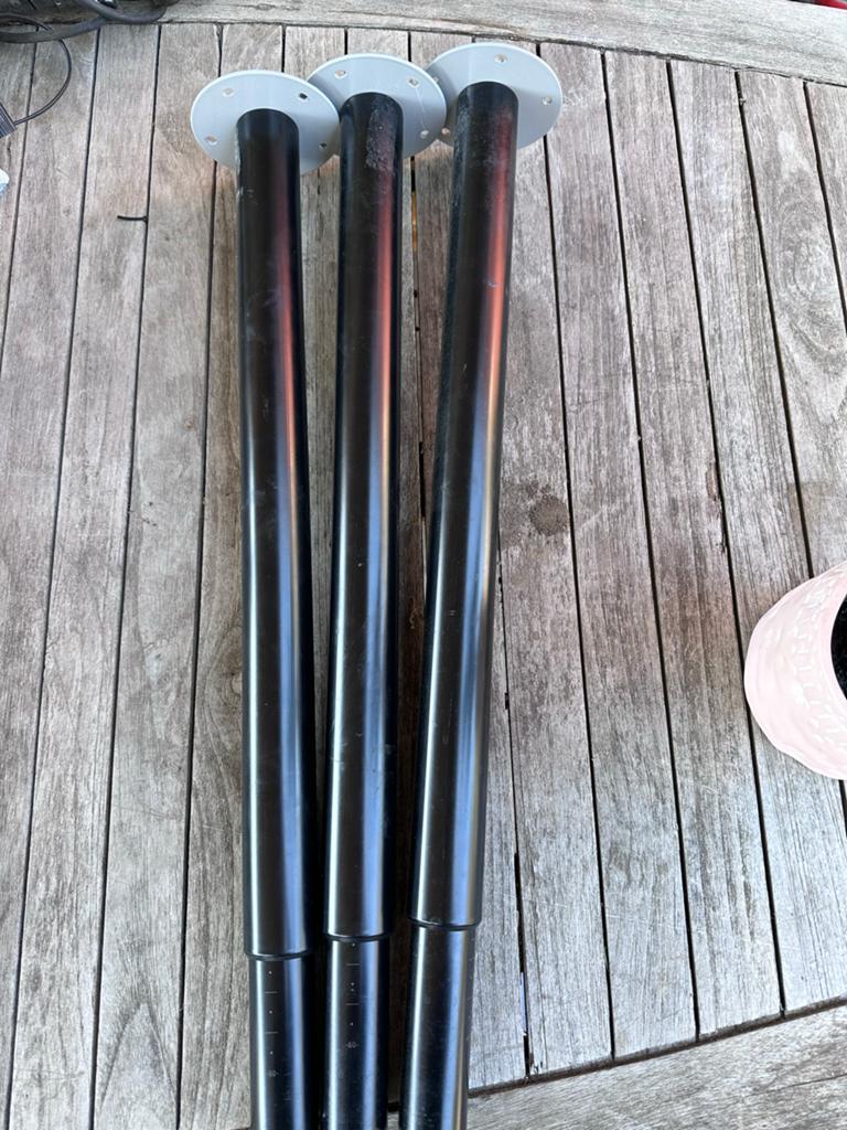 IKEA tafelpoten, handig voor tafel of bureau, Huis en Inrichting, Tafelonderdelen, Ophalen, Tafelpoot, Gebruikt, 50 tot 100 cm