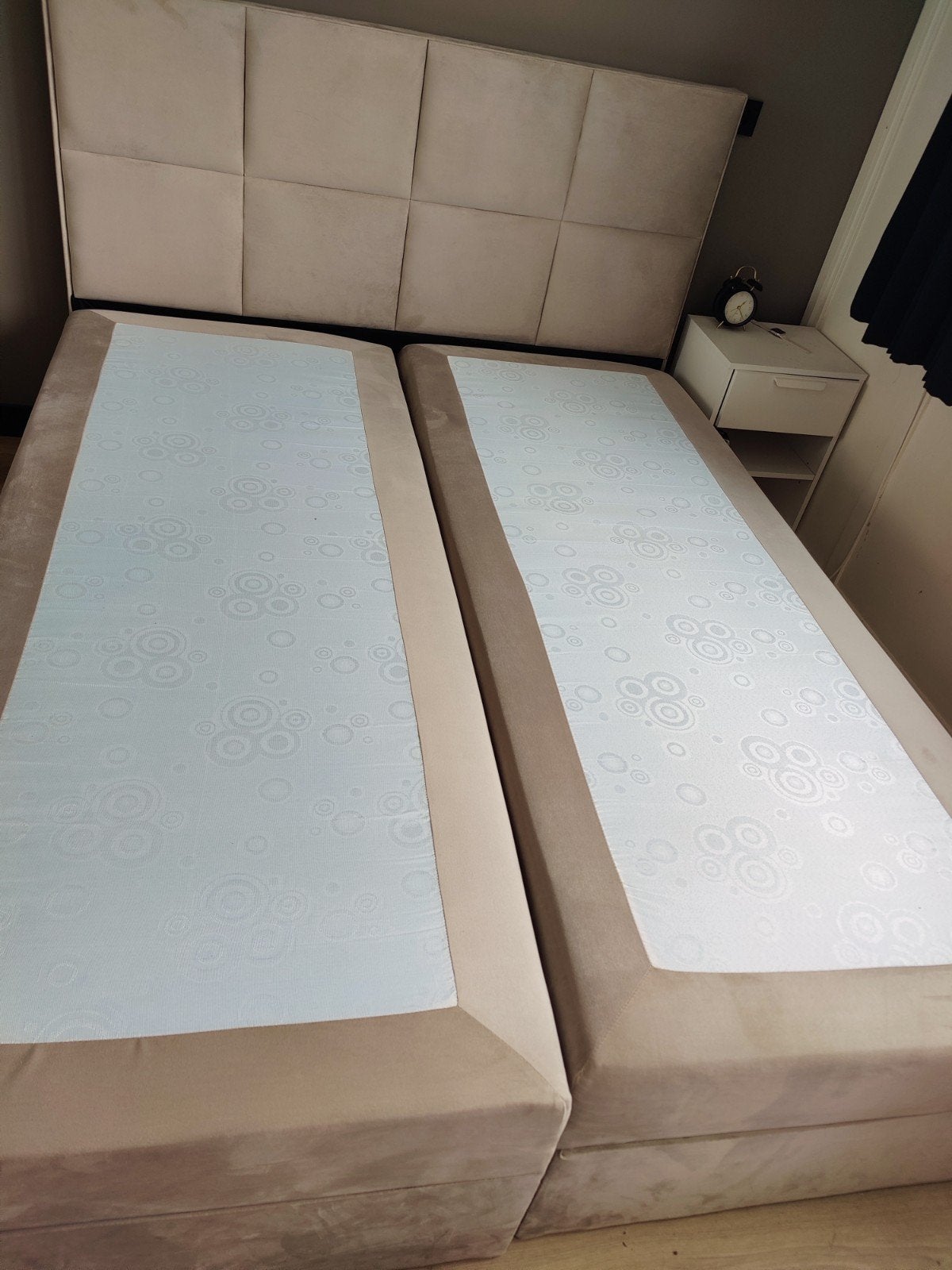 2 persoons opslagboxspring160x 200 cm  te koop, Ophalen, Zo goed als nieuw, Tweepersoons, 160 cm
