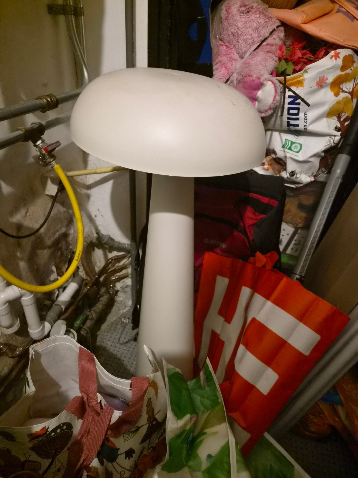 vloerlamp wit paddestoel, Huis en Inrichting, Ophalen, 150 tot 200 cm