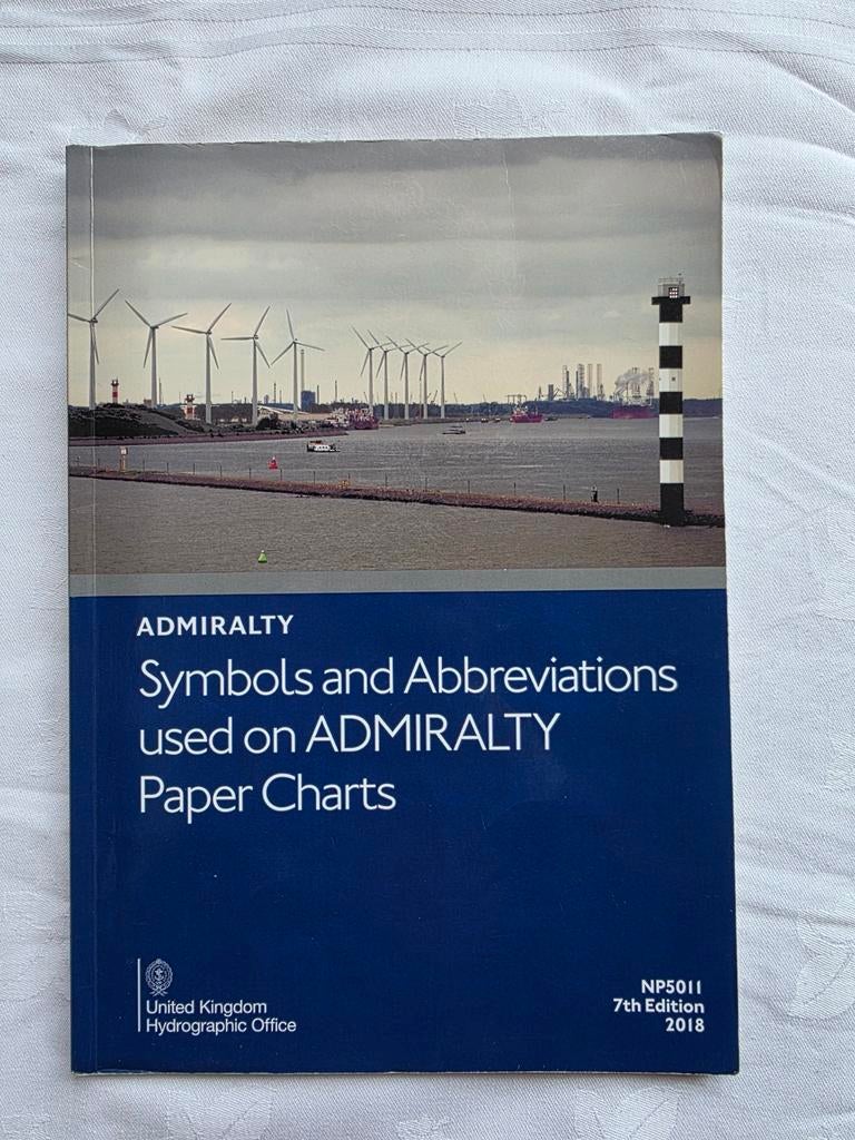 ADMIRALTY Symbols and Abbreviations 7th Edition 2018, United Kingdom Hydrographic Office, Zo goed als nieuw, Beta, HBO