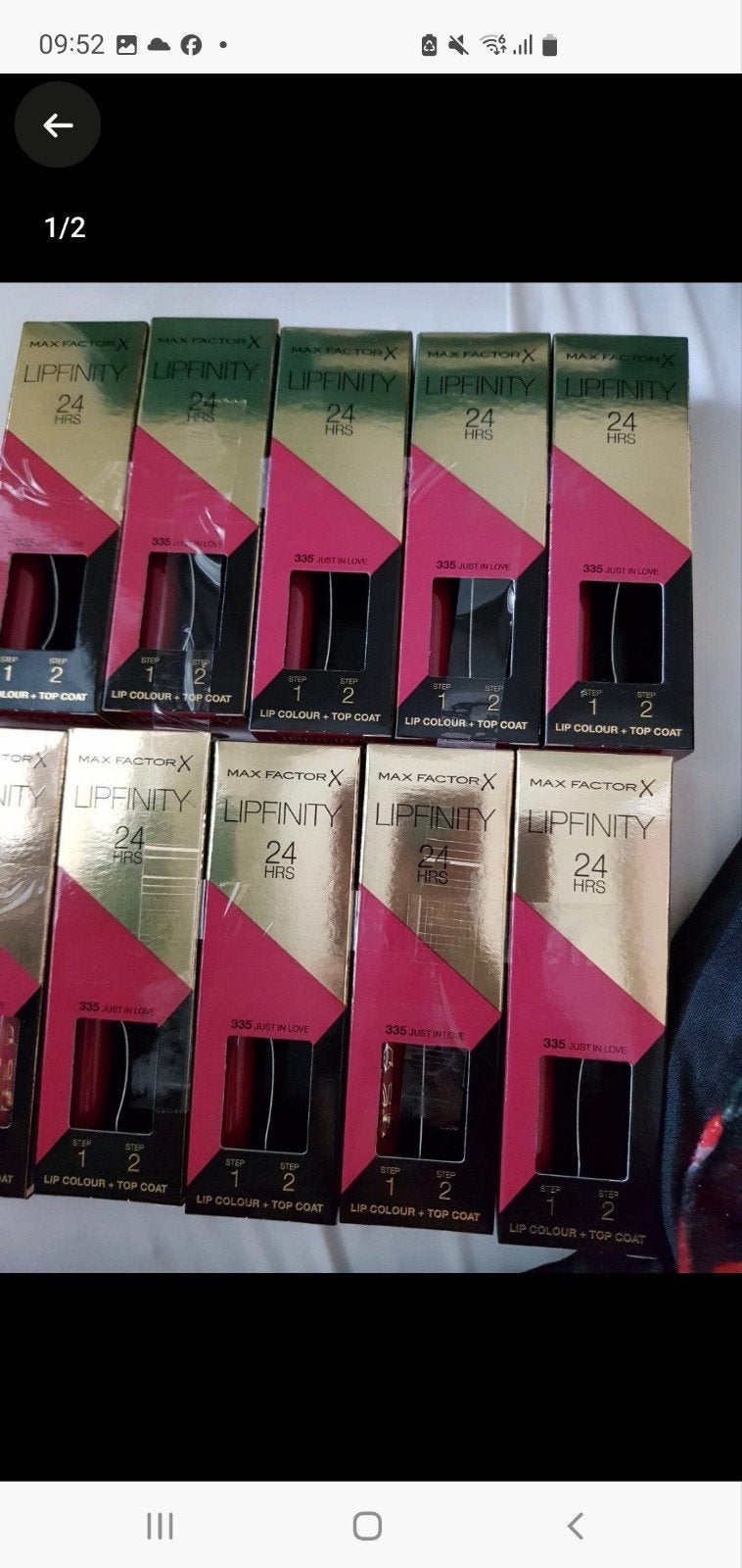 10 stuks Maxfactor lipfinity zonder topcoat nr 335, Overige kleuren, Nieuw, Make-up, Verzenden