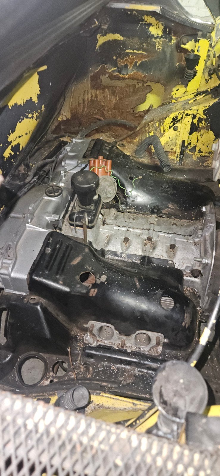porsche 914 4  2.0 L GB motor!, Auto's, Achterwielaandrijving, 4 cilinders, Cabriolet, Geel