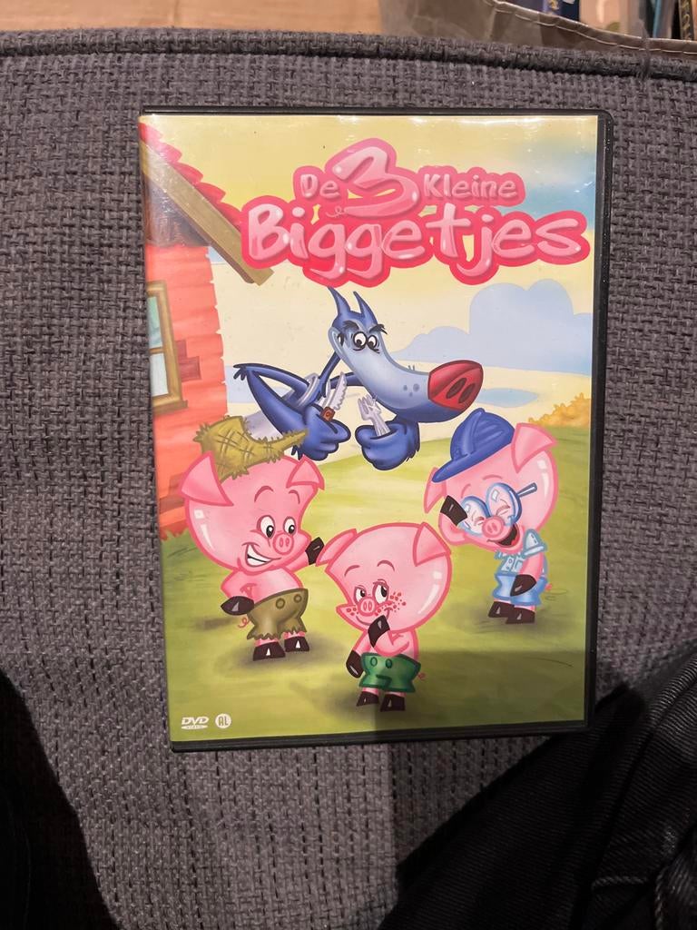 De 3 Kleine Biggetjes DVD - Leuke animatiefilm voor kinderen, Cd's en Dvd's, Dvd's | Kinderen en Jeugd, Avontuur, Gebruikt, Alle leeftijden