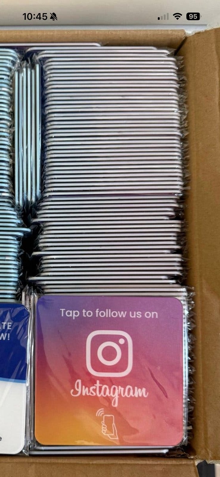50 stuks instagram nfc cards, Ophalen of Verzenden, Nieuw, Overige typen