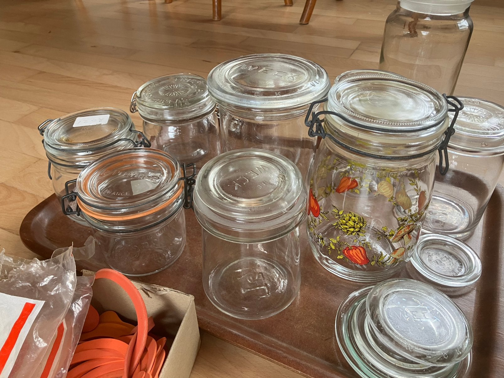 Weck potten 11 stuks, Ophalen, Zo goed als nieuw, Glas, Pot, Bus of Blik