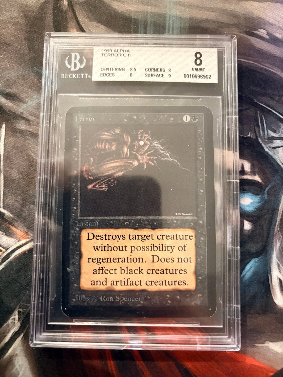 MTG Alpha Terror BGS 8 - NM-MT #2, Ophalen of Verzenden, Zo goed als nieuw, Losse kaart